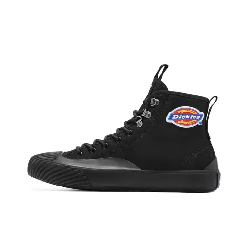 Dickies Canvas Shoes Unisex High-Top Black