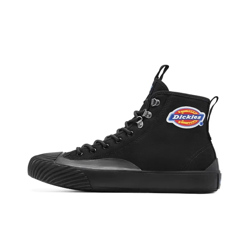 Dickies High Top Canvas Shoes Unisex Black-0