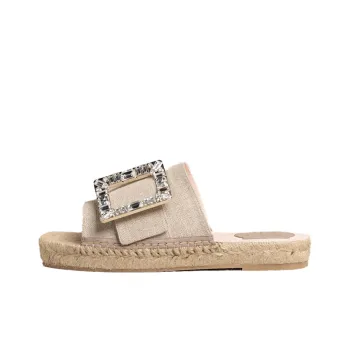 Roger Vivier Odor Resistant Slide Slippers Women's Brown