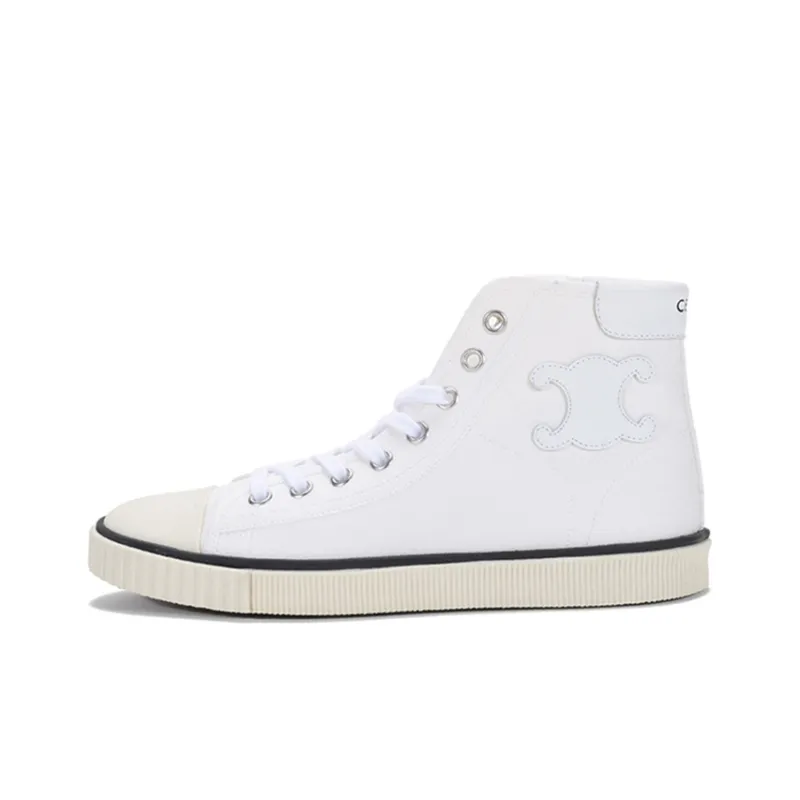 CELINE Blank Mid Lace Up Off White Women's-0