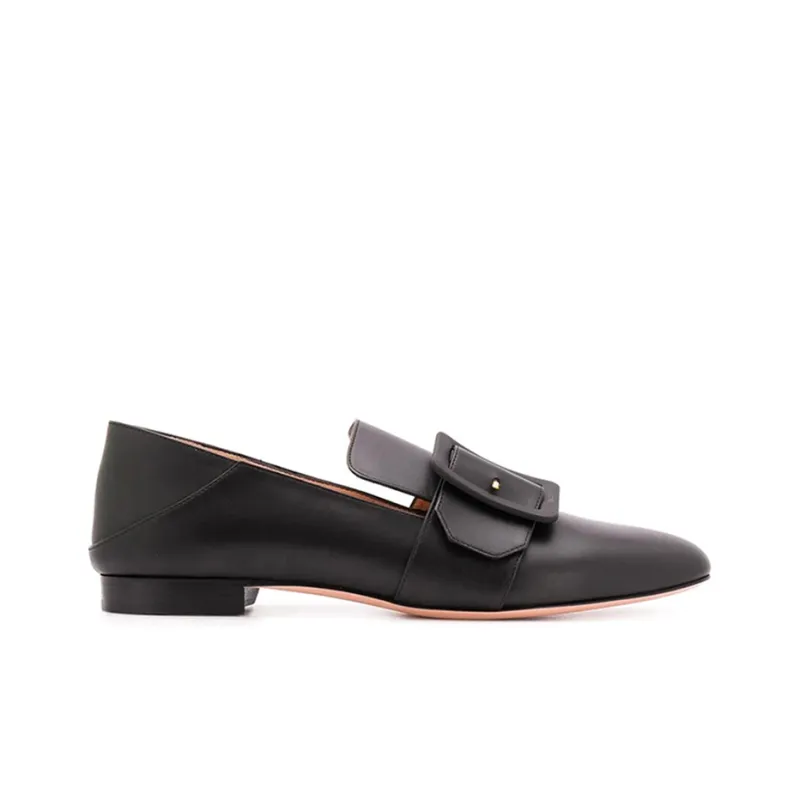 BALLY Janelle Loafers Women's Black-1