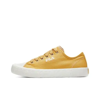 FILA Fmc Series Carve Low Canvas Shoes Gs Yellow Women's