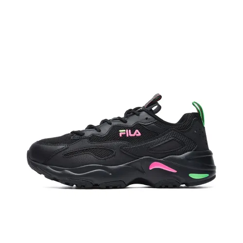 FILA Tracer Vintage Black/pink/green Women's