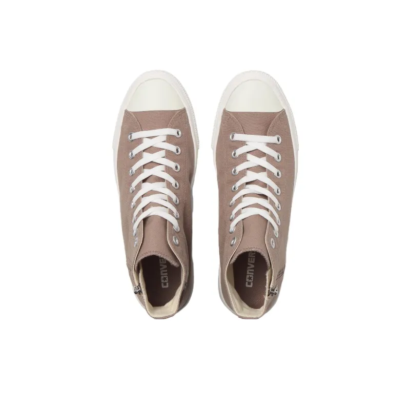 Converse Chuck Taylor All Star Anti-Slip And Wear-Resistant Breathable High-Top Canvas Shoes Unisex Taupe Japan Version-3