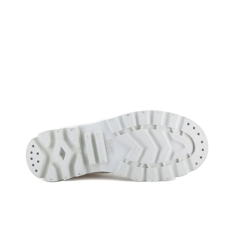 Palladium Slip Resistant, Abrasion Resistant, Breathable, Coverage, Cushioning High Top Canvas Shoes Men's White-4