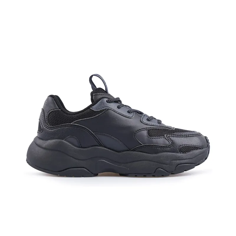 MLB Big Ball Chunky Chunky Sneakers Unisex Low Top Black-1