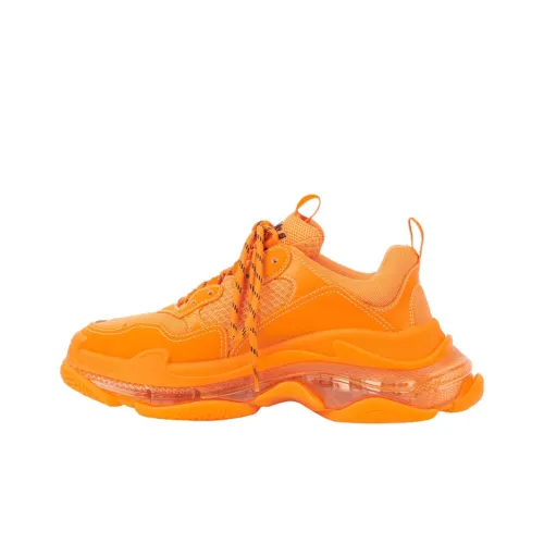 Balenciaga Triple S Clear Sole Orange Women's