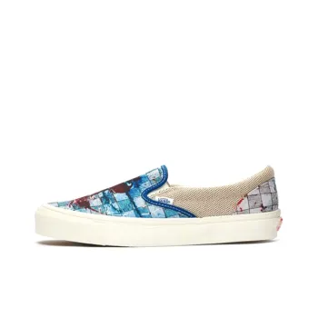 Vans Slip On Ralph Steadman Checkerboard Blue