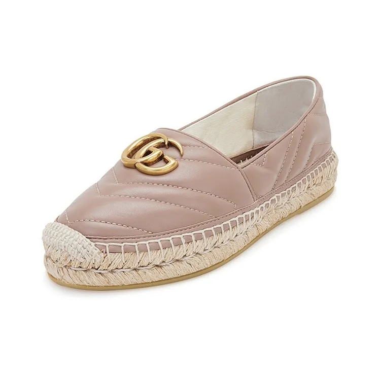 GUCCI Casual Single Shoes Women's Pink-2
