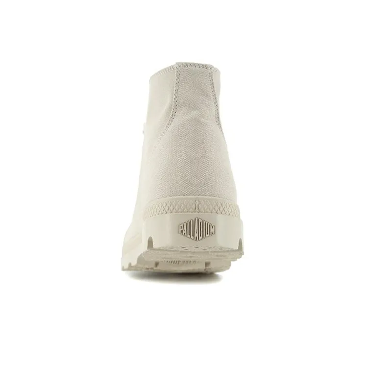 Palladium Pampa D3 Mid Anti-Slip And Wear-Resistant Breathable High-Top Canvas Shoes Unisex Beige-3