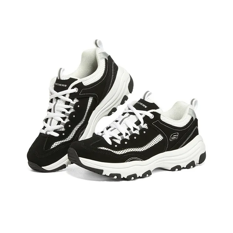 Skechers D'Lites 'Black White' Women's-1