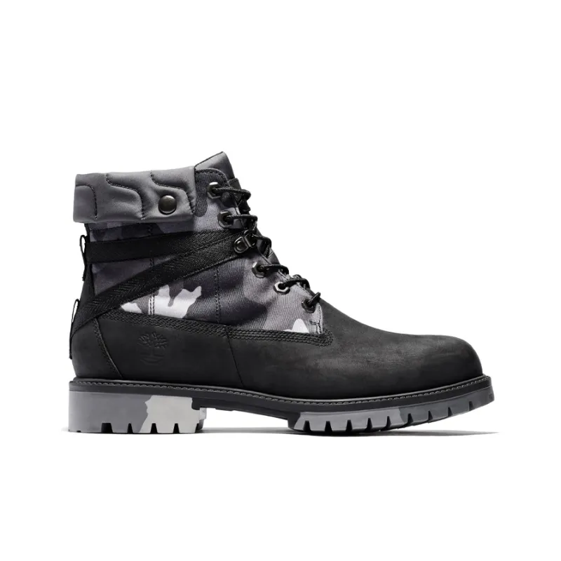 Timberland Heritage EK+ 6 Inch Waterproof Wide Fit Boot 'Grey Camouflage'-1