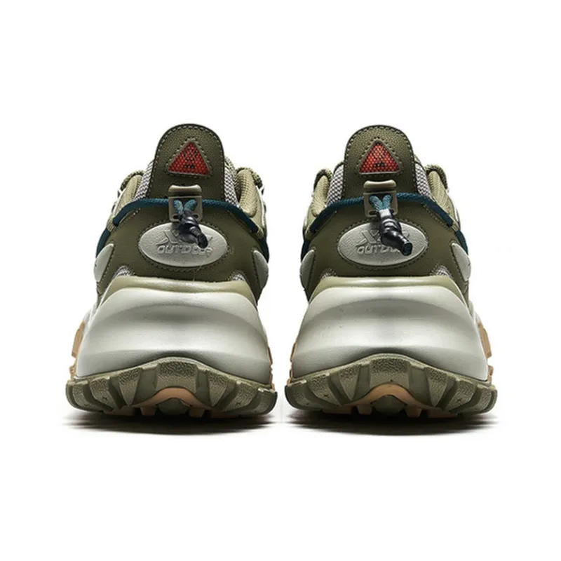 XTEP Shaolin Collection Slip Resistant Low Top Chunky Sneakers Men's Gray-5