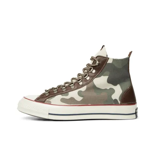 Converse 1970s Canvas Shoes Unisex High-Top Camouflage/Brown