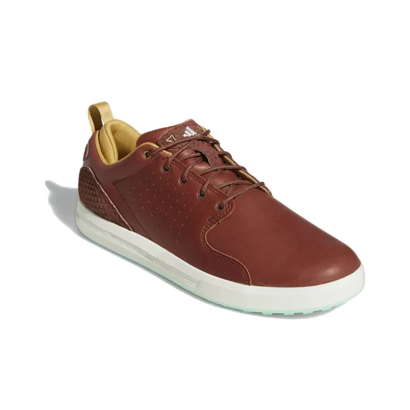 Adidas Flopshot Spikeless Golf Shoes Men Low-Top Brown-2