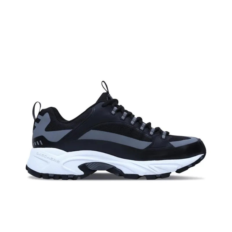 Skechers Stamina Running Shoes Black/White/Gray-1