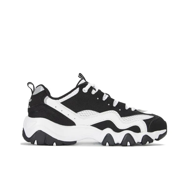 Skechers Sport D'Lites 2.0 Shoes 'Black White' Women's-1
