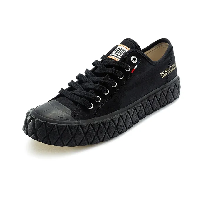 Palladium Palla Ace CVS Anti Slip And Wear Resistant Breathable Low Top Canvas Shoes Unisex Black-1