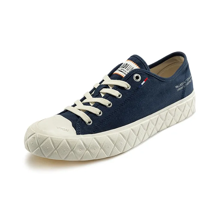 Palladium Palla Ace Slip Resistant, Abrasion Resistant, Breathable Low Top Canvas Shoes Unisex Indigo-1