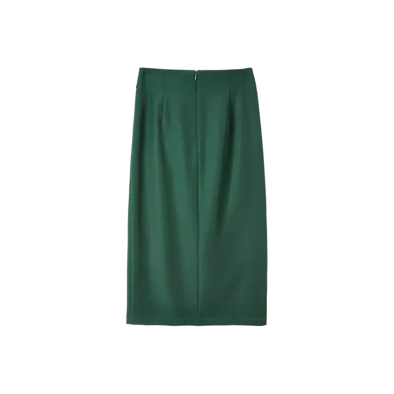 SENTUBILA Casual Long Skirts Women's-16
