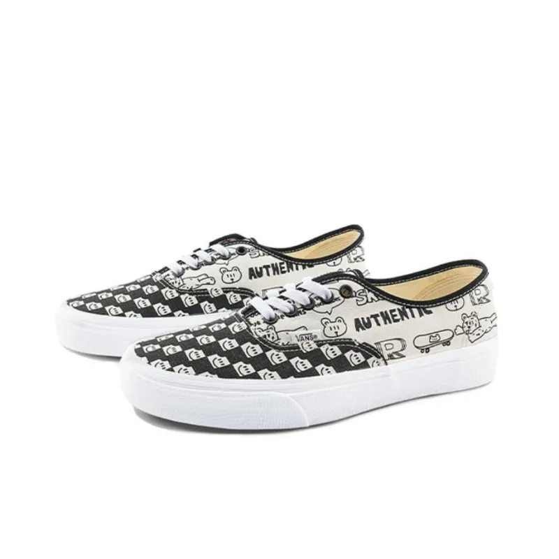 Vans Authentic X Otw Nuttsh 'Black White'-2