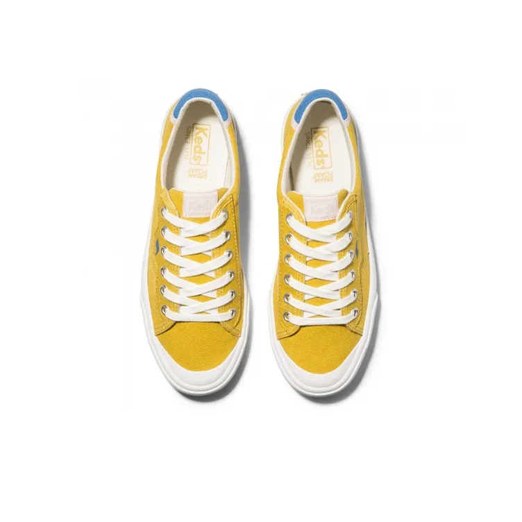 Keds Canvas Shoes Women's Low-Top Yellow-3