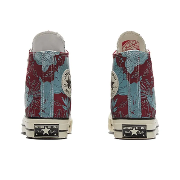 Converse Chuck Taylor All Star 1970s Red Blue Floral Sneakers 'Red Blue' Women's-4