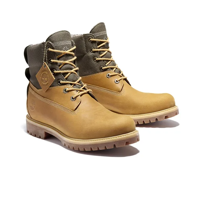 Timberland 6 Inch Premium Waterproof ReBOTL Boot 'Wheat Nubuck And Fabric'-2