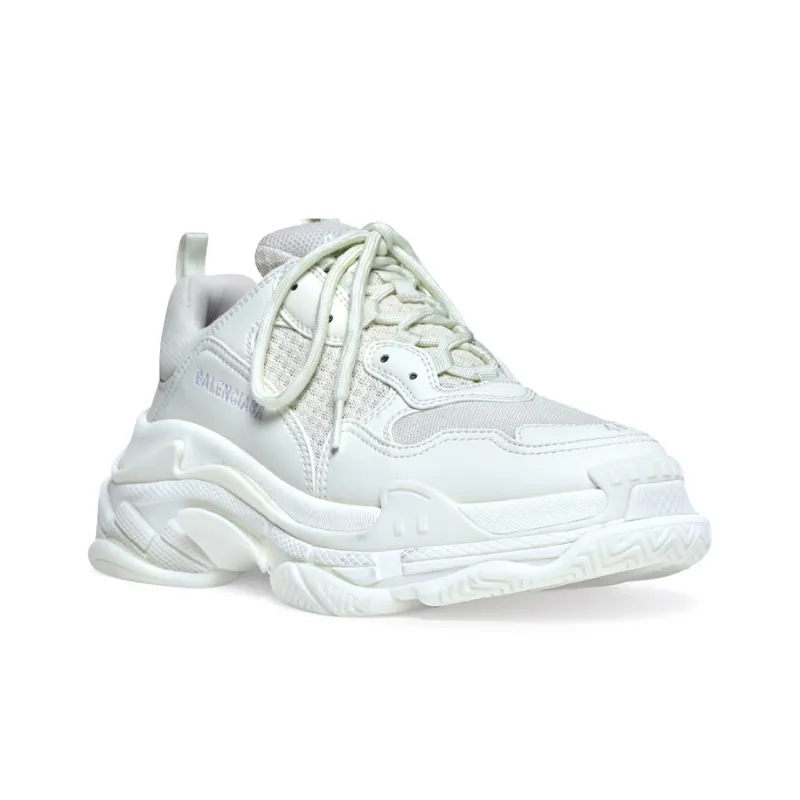 Balenciaga Triple STriple S Cushioning Anti Slip And Wear Resistant Low Top Chunky Sneakers Men's White-2