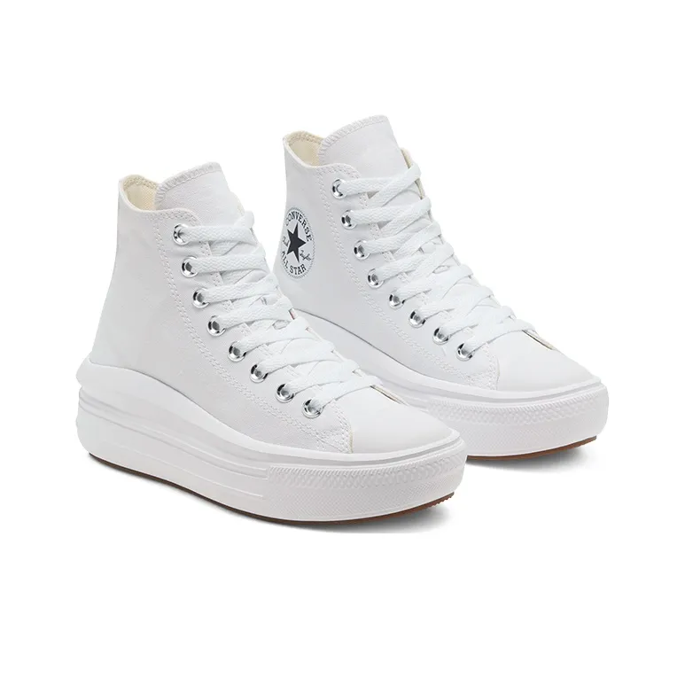 Converse Chuck Taylor All Star Move Hi White Women's-2