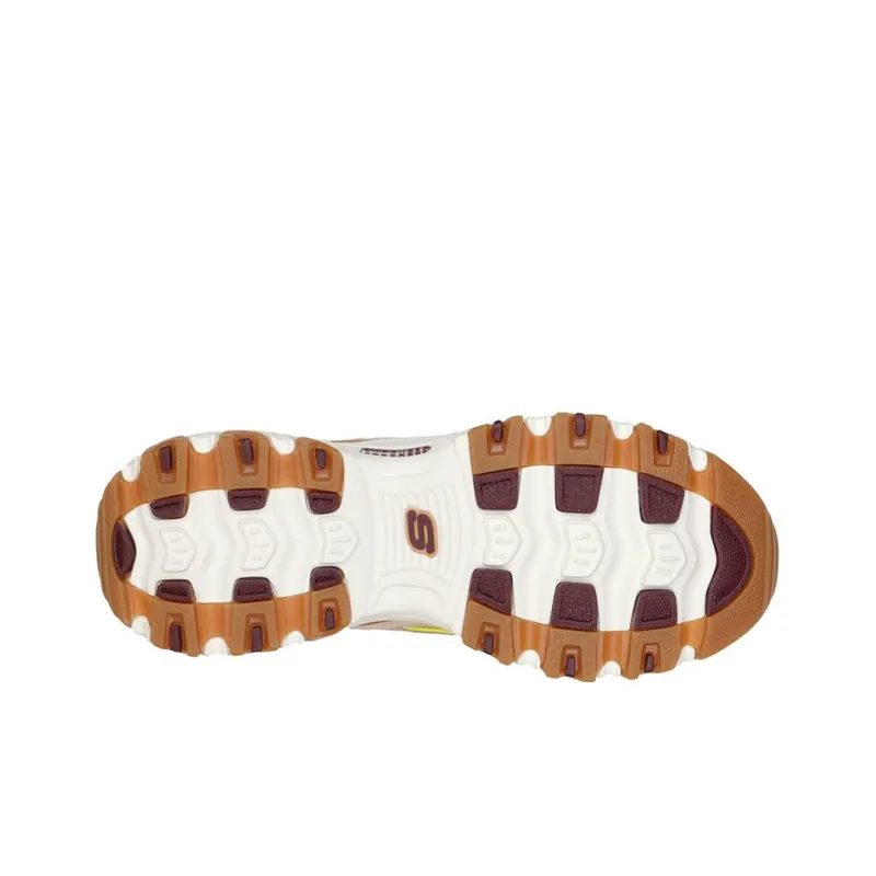 Skechers Luxe Sherpa: D'Lites - Bright Joy Cushioning Anti-Slip And Wear-Resistant Low-Top Chunky Sneakers Women's-4