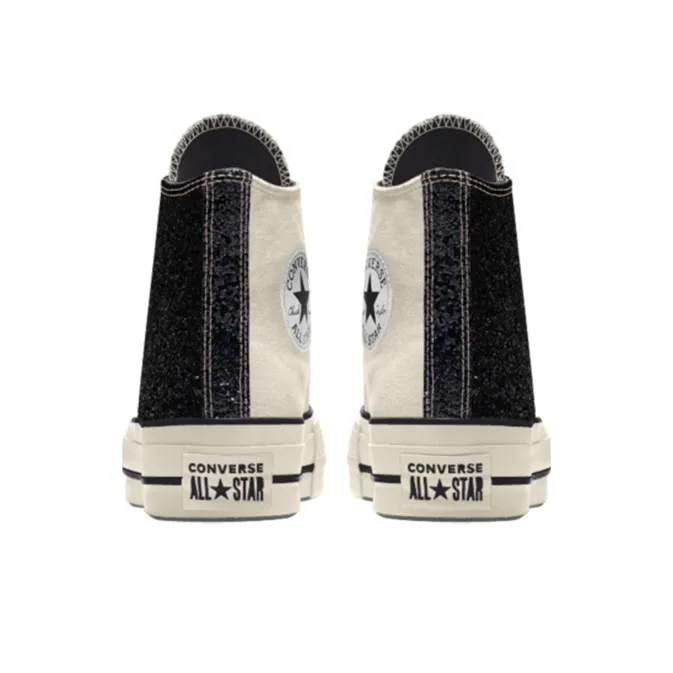Converse Chuck Taylor All Star High Platform 'Glitter' By You Women's-3
