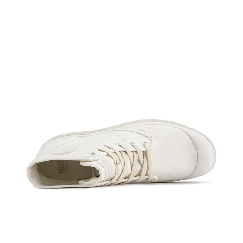 Palladium Pampa HiMcr Wear Resistant High Top Canvas Shoes Unisex Ivory-2