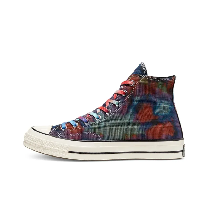 Converse Chuck Taylor All Star 70 Hi Tie Dye Plaid-0