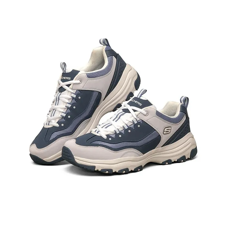 Skechers I Conik Chunky Sneakers Men Low Top Marine Blue/Multicolor-2