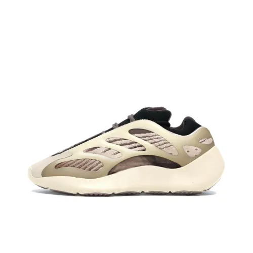 Adidas Originals Yeezy Boost 700 V3 Cushioned Slip Resistant Low Top Chunky Sneakers Unisex Beige White Black