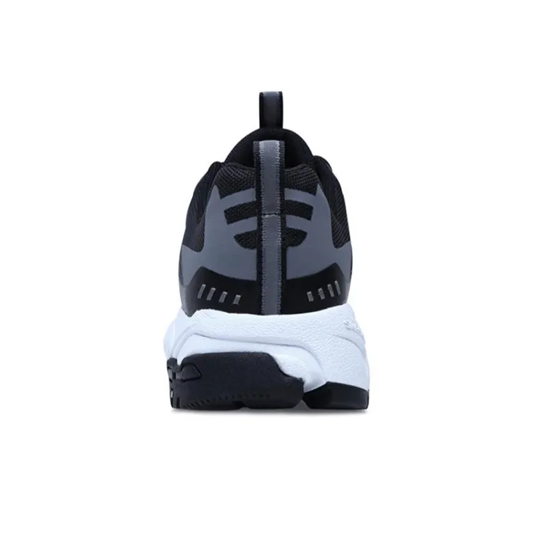 Skechers Stamina Running Shoes Black/White/Gray-3