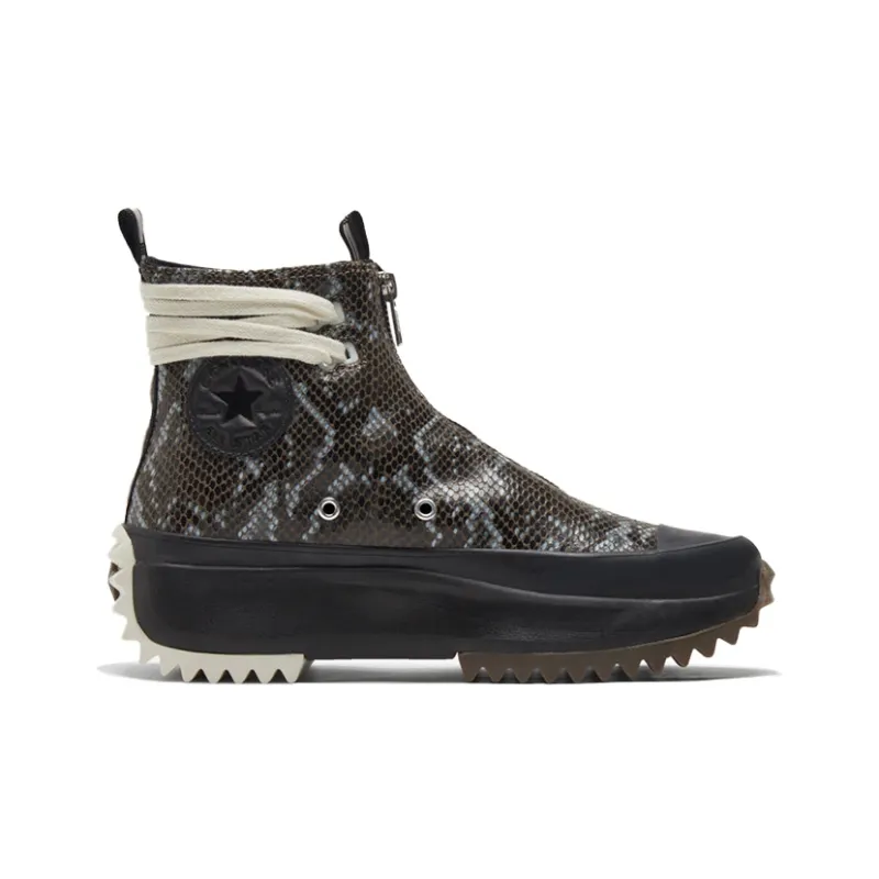 Converse Run Star Hike High Black Snakeskin-1
