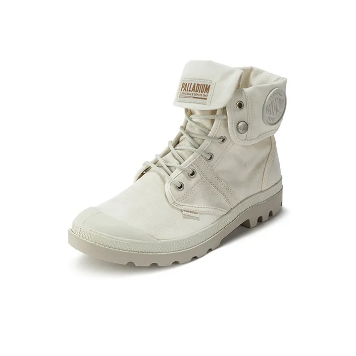 Palladium Anti Slip Wear Resistant High Top Canvas Shoes Unisex White-1