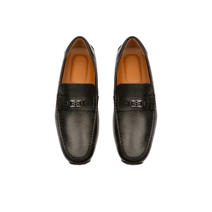 BALLY Logo-plaque Detail Loafers-3