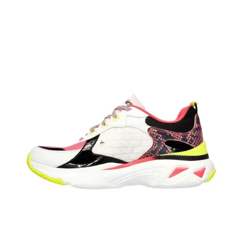 Skechers Energy Racer Chunky Sneakers Women's Low-Top White/Red/Black