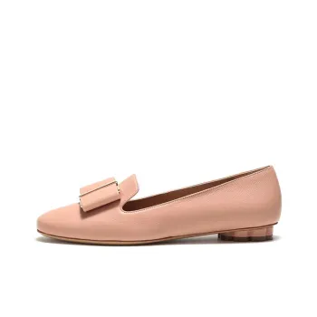 FERRAGAMO Sarno Collection Flat Shoes Women's Nude Pink