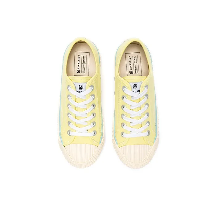 Excelsior Canvas Shoes Women's Low Top Lemon-3