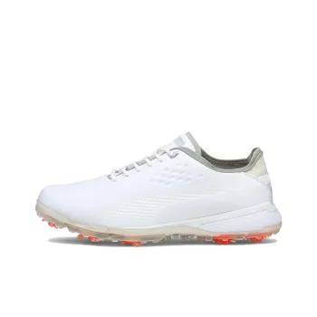 PUMA Fusion Pro Adapt Delta Wear resistant Non Slip Golf Shoe White