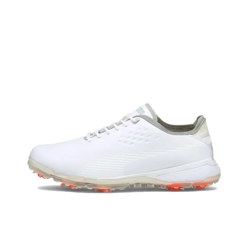 PUMA Fusion Pro Adapt Delta Wear resistant Non Slip Golf Shoe White-0