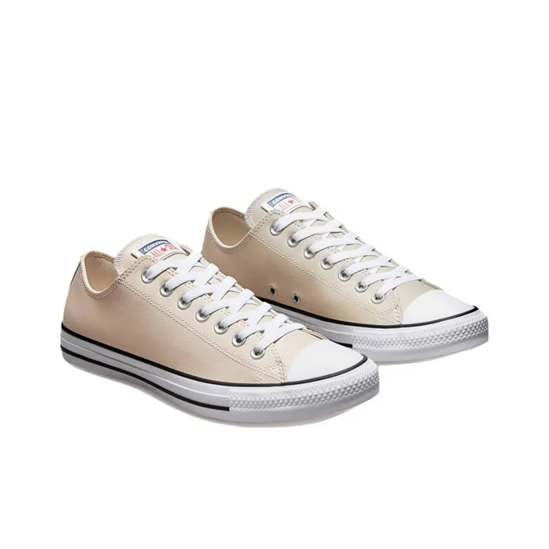 Converse Chuck Taylor All Star Anti-Slip And Wear-Resistant Coverage Low-Top Canvas Shoes Unisex Ecru-2