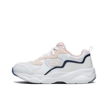 Skechers D'LITES AIRY Cushioned Anti Slip And Wear Resistant Lightweight Low Top Chunky Sneakers Women's White