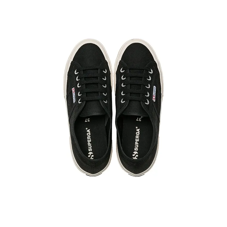 SUPERGA Canvas Shoes Unisex Low Top Black-4