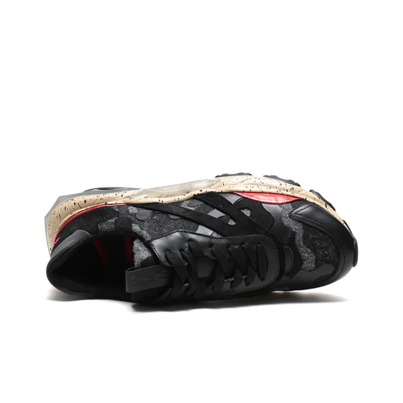 Valentino Bounce Low Top Chunky Sneakers Men's Black-4