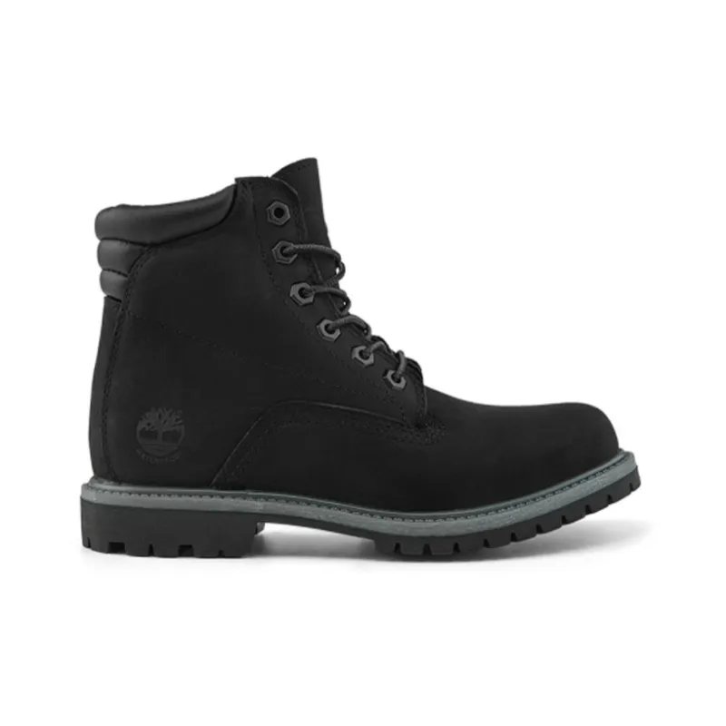 Timberland Waterville 6 Inch Waterproof Wide Fit Boots 'Black' Women's-1